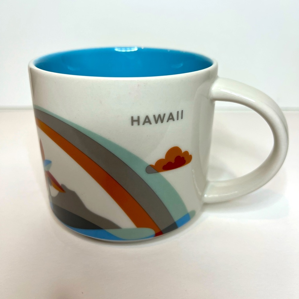 STARBUCKS DISCONTINUED "You Are Here" HAWAII Mug (14 oz)